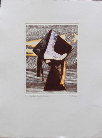Canga Series: Mulher Da Caatinga - Etching