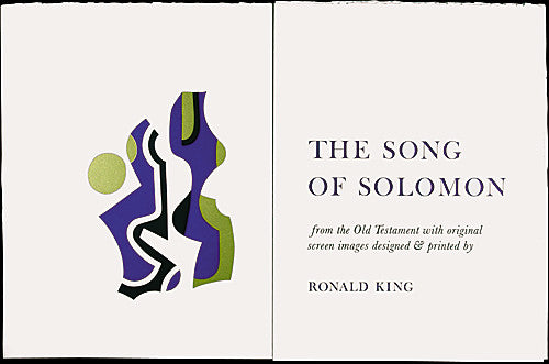 Song of Solomon Series:  The Song of Solomon - Reproduction Book
